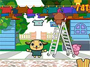 Play T-Shirt War free online game, arcade game for kids, collect t-shirts and avoid pants, fun high-score game.