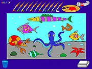 Sea Painting free online coloring game for kids and adults