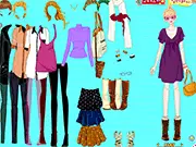 Play Black and White Style Dressup free online, monochrome fashion game, polka dots skirts, classic style, PlayArcadeHub