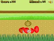 Pump Egg Splash game screenshot showing moving eggs being smashed