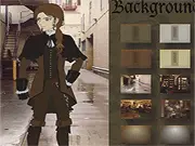 Lord Stevan Aristocrat free online dress-up game screenshot showing a male character in detailed Victorian or Steampunk fashion.