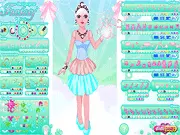 Design your Fantasy Look online game with a character wearing a highly customized fantasy outfit and jewelry