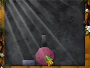 Inca Blocks game screenshot, playing Inca Blocks puzzle online, physics block stacking game, manipulating gravity