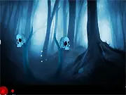 Magic Forest Escape point and click puzzle game online, finding clues to open the magic gates and escape the forest on PlayArcadeHub