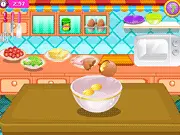Free online Chicken Nuggets Cooking game, showing ingredients and the final fried dish