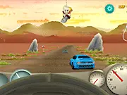 Coast 2 Coast free online racing game screenshot, customized vehicle racing on a track against rivals with upgrade options
