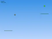 Play Sling Jumper free online arcade game, physics platformer with slings and a ball, PlayArcadeHub