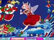 Cute Christmas Fairy Dress Up free online fashion game, choose outfit and give gifts on PlayArcadeHub