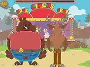 Circus Free! management strategy game online screenshot, managing resources and cash for a free circus performance
