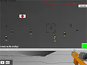 A Time for Courage 1942 free online FPS game screenshot with first-person view of a battlefield and enemy targets