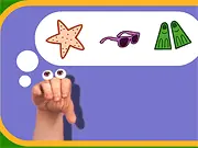 Play Oobi: Remember free online kids memory game, an educational game to improve focus and recognize missing objects in a sequence.