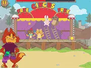 Circus.Free! free online arcade game screenshot, character catching falling money and coins