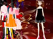Abigail Dress Up Game free online, character selection screen showing different outfits and accessories