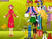 Megan Street Style Dress Up free online game, girl wearing trendy casual street clothes