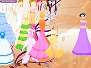 Madison Fear Gown Dressup free online game, Monster High character trying on a glamorous dress
