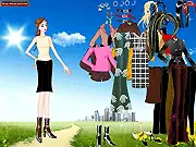 The character Taylor wearing a cozy sweater, long pants, and a scarf, ready for a cool day adventure in the city from the online dress up game.