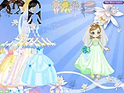Pretty Wedding Dressup game, select a lovely free online bridal gown and accessories