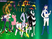 The character Jessica wearing a new, fresh style outfit with fashionable clothes and accessories in the online dress up game.