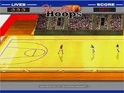 Shootin Hoops free online basketball arcade game, scoring a basket