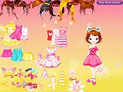 Birthday Girl Dressup free online fashion game, choose party dresses on PlayArcadeHub