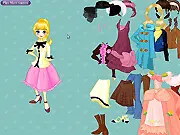Emily Dressup formal fashion game, style a woman in classical dresses, choose formal sets and elegant outfits, play free online on PlayArcadeHub