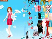 Dolly Girl Dressup game, playing Dolly Girl Dressup online free, fashion game with clothes and jewelry, dressing a doll character
