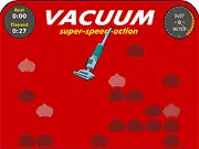Vacuum Arcade Online free time-management game, play online cleaning game on PlayArcadeHub, fast-paced arcade action