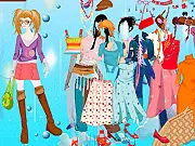 A stylish teen model posing in a trendy outfit from the free online fashion game Cool Teen Model Dressup.
