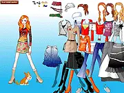 Fashion Show Model free game screenshot showing a supermodel on a runway wearing glamorous wings and a glittering outfit