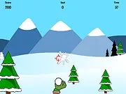 Play Surreal Snowball free online game, throwing snowballs at moving targets, fast-paced arcade shooter, high score challenge.