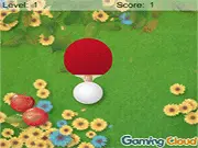 Active Pong free online arcade game screenshot, paddle bouncing the ball