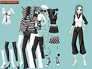 Free online Goth Girl Dress Up game featuring alternative dark fashion, black clothing, and dramatic makeup.