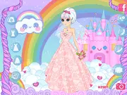 The Kawaii Bride free online dress up game screenshot colorful fantasy wedding fashion