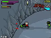Free online Pixel May Cry game, hack and slash action parody, master cool combos and beat up everyone, play free fighting game