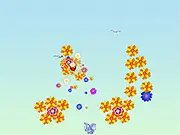 Flowers for Jolly free online puzzle adventure game, elephants Jolly and Pad, gather flowers on islands