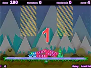 Play Release the Mooks! free online physics puzzle - Use mouse to release Mooks and stack them without falling - Keep the objects balanced