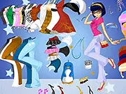 Play Kimberly Penguin Dress Up game online, free cute animal fashion game, penguin clothes and accessories, PlayArcadeHub