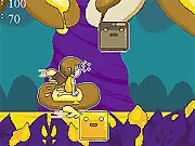 Pancake Land Side Scroller free online game collect pancakes evade rotten foods