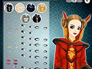 Star Wars Hairstyles free online hair salon game, styling a character with futuristic hair.