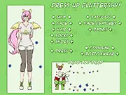 Play Dress Up Fluttershy Equestria Girls online, free fashion game, Fluttershy haircut and highlights, My Little Pony dress up, PlayArcadeHub