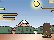 Screenshot of Mini Katakura-kun's Garden game, planting vegetables in a small garden, Play free online farming simulation