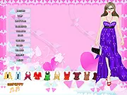 Natasha Dress Up game screenshot, playing a free online fashion and doll styling game