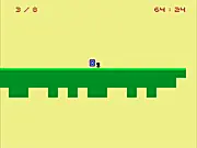 Traveler puzzle game screenshot showing a character moving through interconnected gates to collect a rhombus gem, play free online.