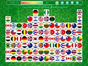 Flag Connect free online puzzle game screenshot with flag tiles and connection path