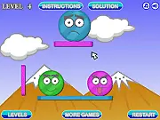 Purple Trouble free online puzzle game with colorful shapes