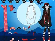 Vampire Mavis Dressup free online game, styling Mavis Dracula from Hotel Transylvania in a spooky outfit.
