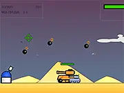 Tank Bomber free online defense shooter game with kamikaze tanks on PlayArcadeHub