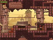 Play Rustyard free puzzle game online, help rusty robot navigate scrapyard contraptions, PlayArcadeHub