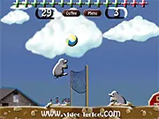 Mole Volleyball free online arcade sports game on PlayArcadeHub