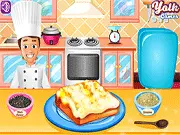 Gameplay screenshot of Cooking Bread Pizza Free showing ingredients and steps for baking a delicious pizza
